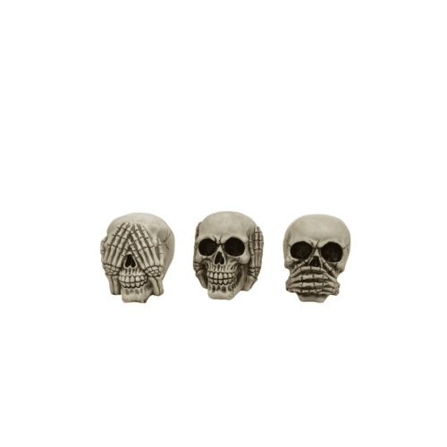 Ikke se, ikke høre, ikke tale skulls sparegris