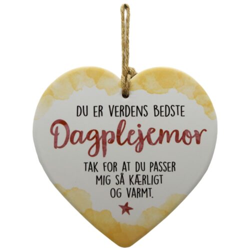 Hjerte - Du er verdens bedste dagplejemor