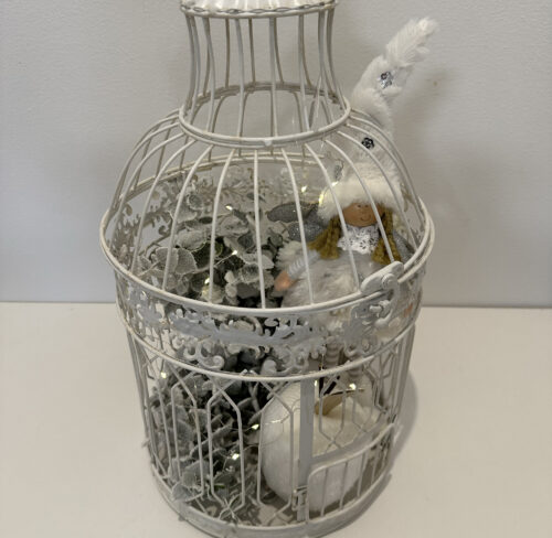 Stort hvidt fuglebur - Image 3