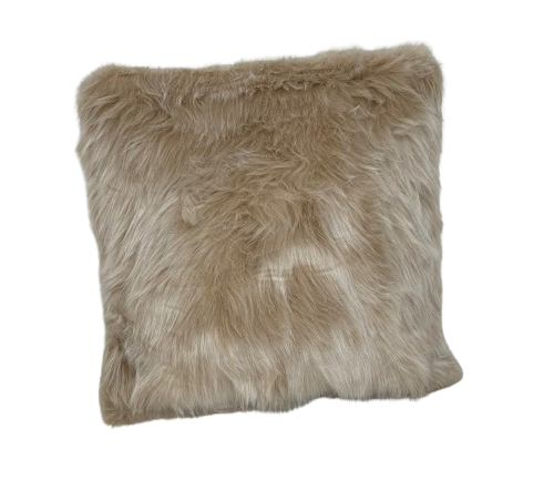 Pynte pude fake fur - Beige