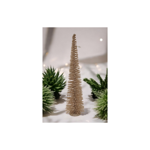 Glimmer guld juletræ