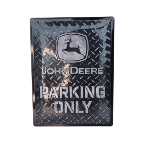 John Deere parking only black Tin skilt