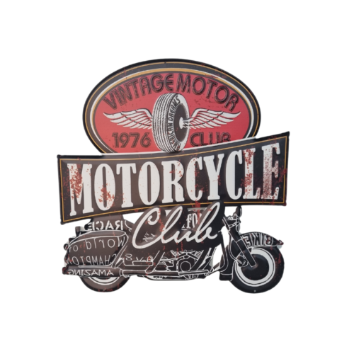 Metal skilt-Vintage Motor Club