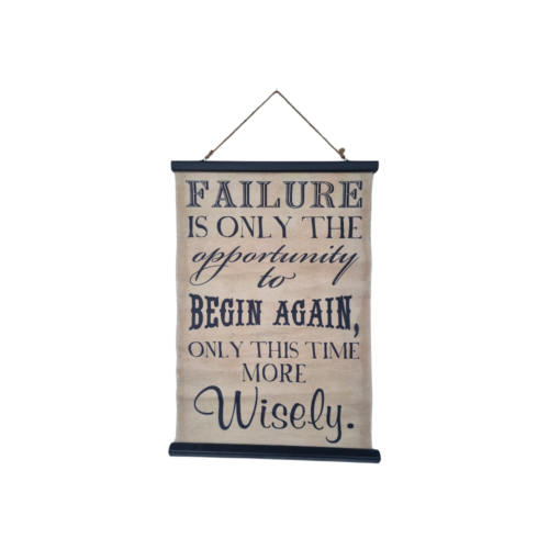 Lærredsbillede-Failure Is The Only Opportunity