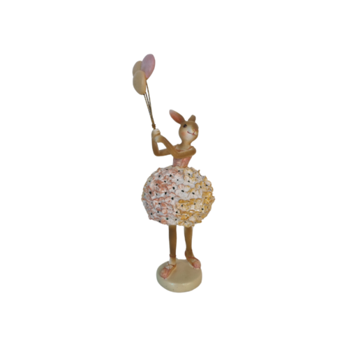Ballerina påskehare med balloner