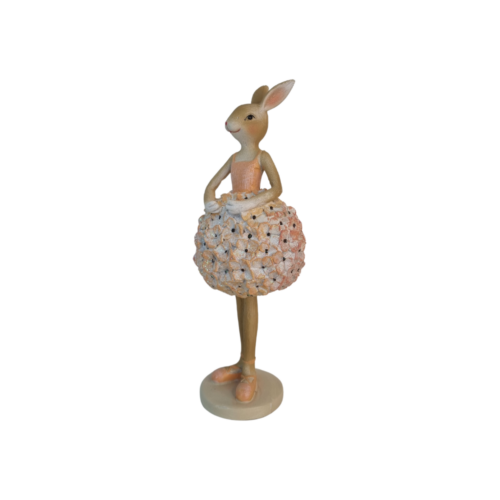 Ballerina påskehare med blomsternederdel - Image 2