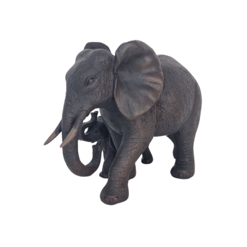 Dekorativ mor og barn elefant - Image 2