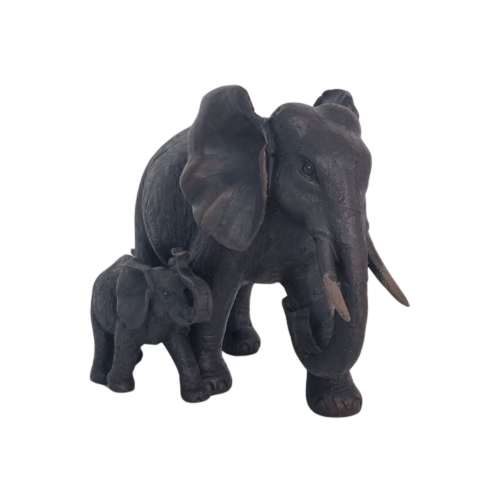 Dekorativ mor og barn elefant