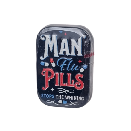 Mintpastiller i tin Man flu pills