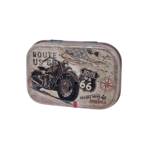 Mintpastiller i tin Route 66 motorcycle
