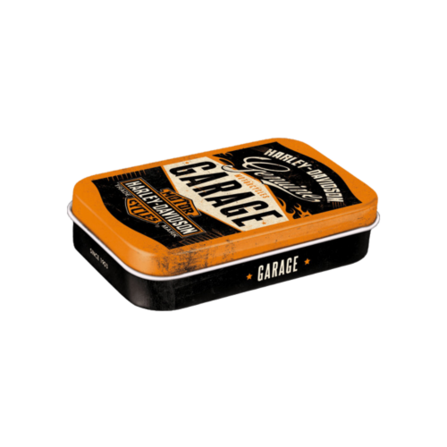 Mintpastiller med logo Harley Davidson Garage